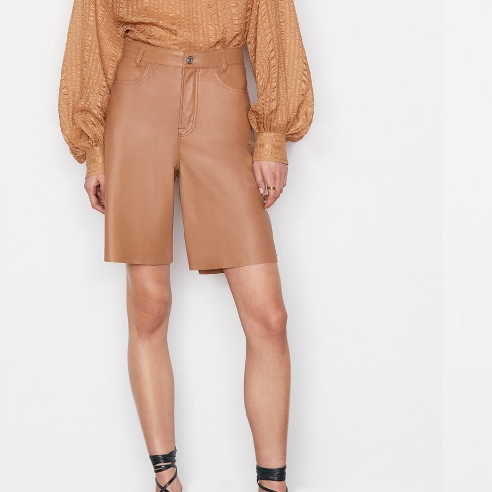 Frame leather Bermuda size 28